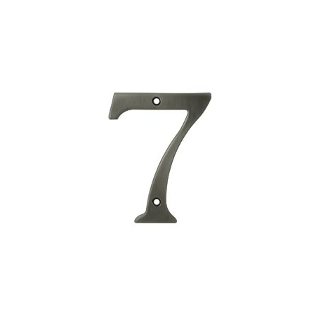 Deltana 4 Numbers, Solid Brass, 10PK RN4-7U15A-XCP10